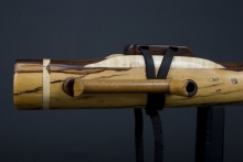Ironwood (desert) Native American Flute, Minor, Contra Bass E-3, #E16E